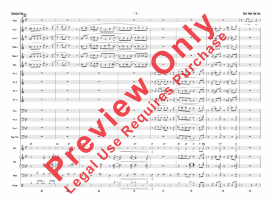 But Not for Me Jazz Ensemble scores gallery preview page 12
