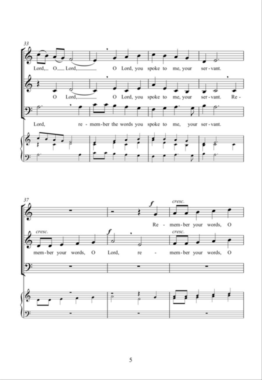 Two Communion Antiphons 3-Part scores gallery preview page 4