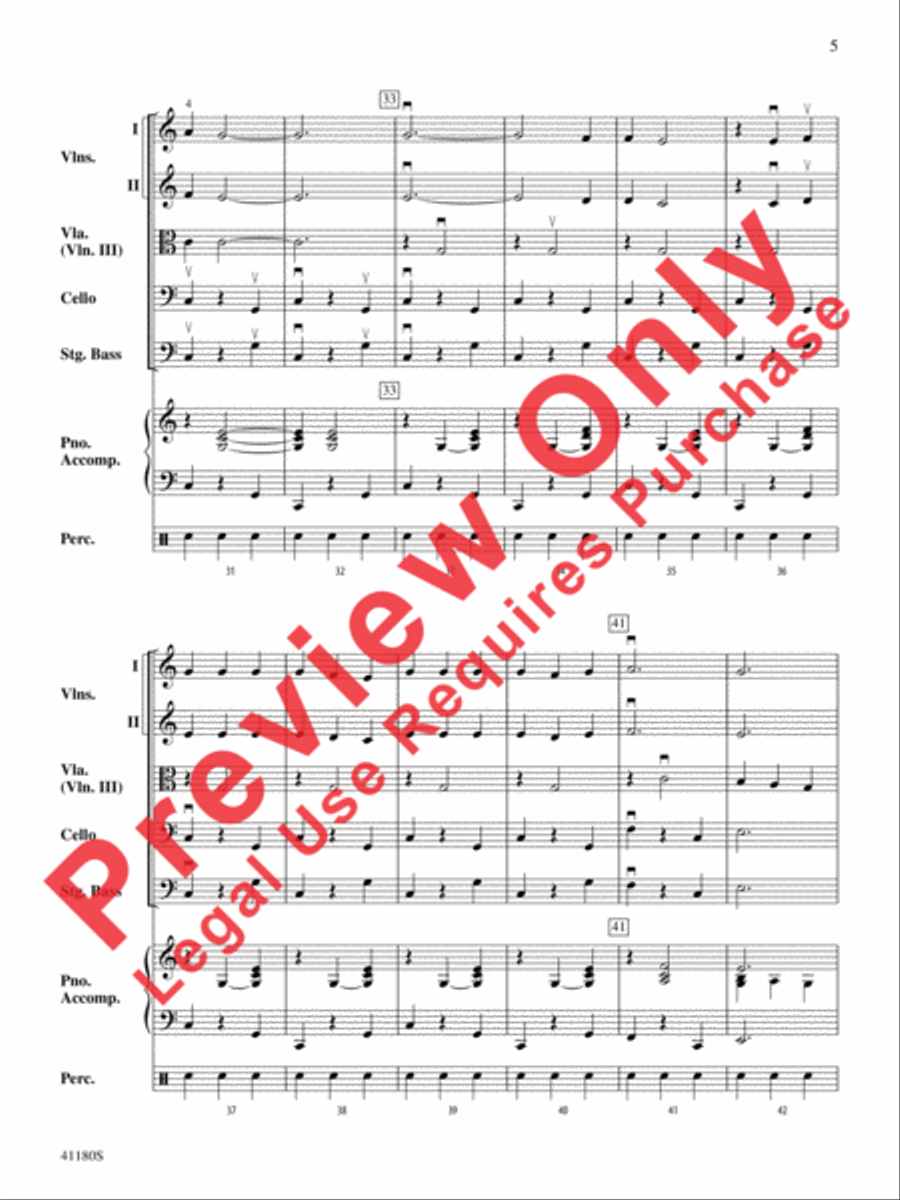 De Colores De Colores String Orchestra scores gallery preview page 6