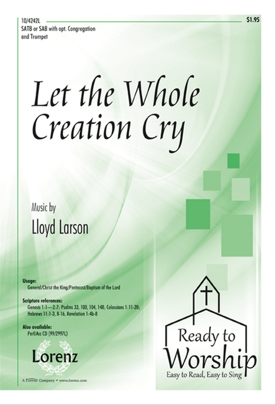 Let the Whole Creation Cry