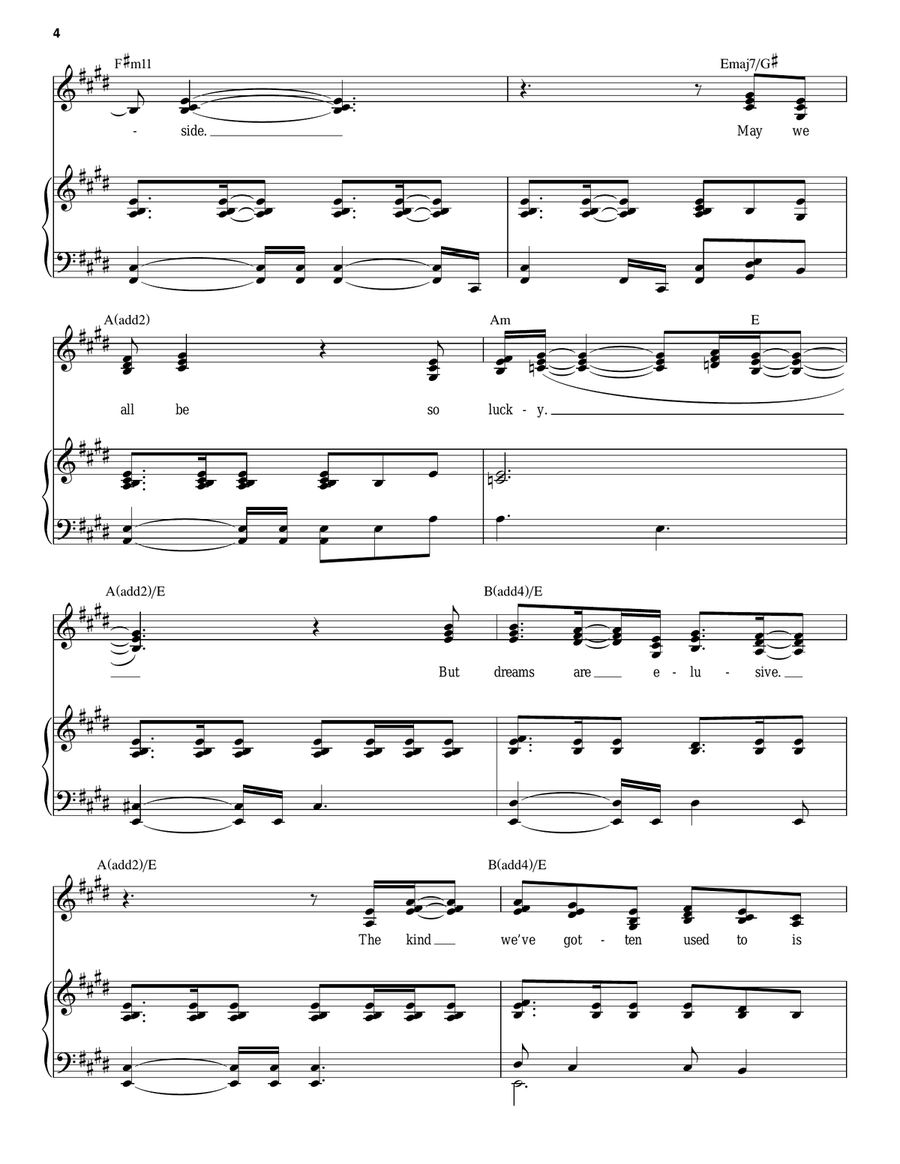Soft Place To Land (from Waitress The Musical) Soft Place To Land (from Waitress The Musical) Voice scores gallery preview page 4