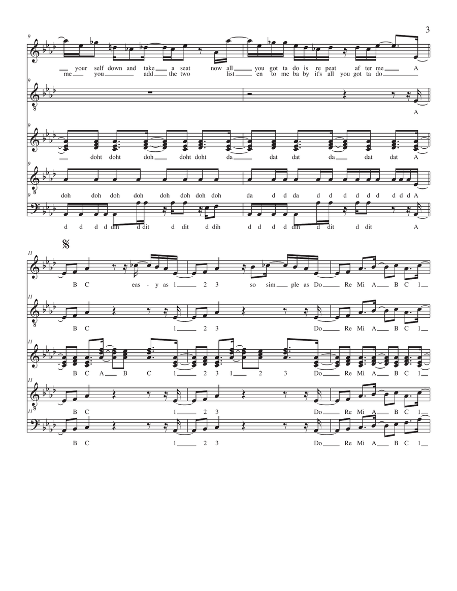 ABC ABC 4-Part scores gallery preview page 3