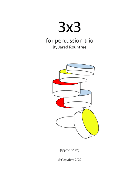 3x3 for Percussion Trio (all parts)