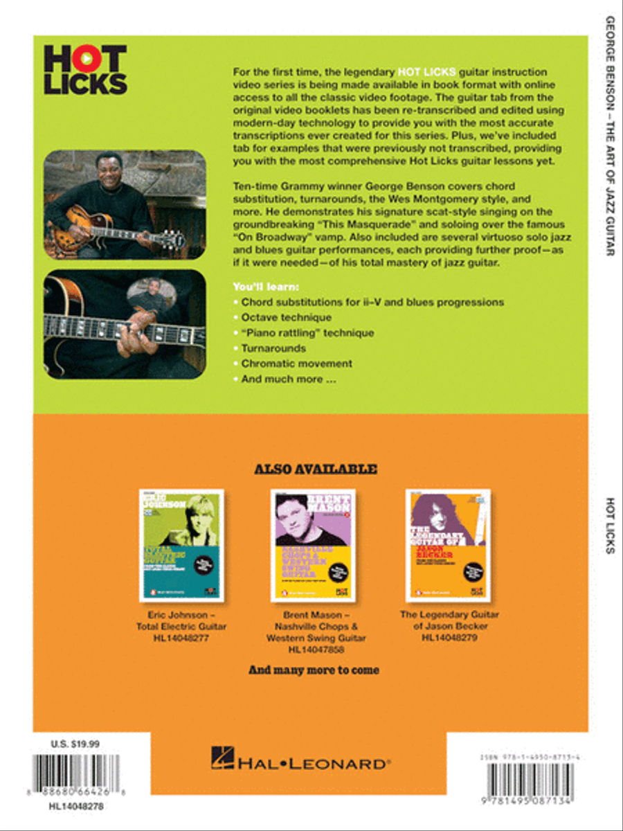George Benson The Art of Jazz Guitar by George Benson Electric