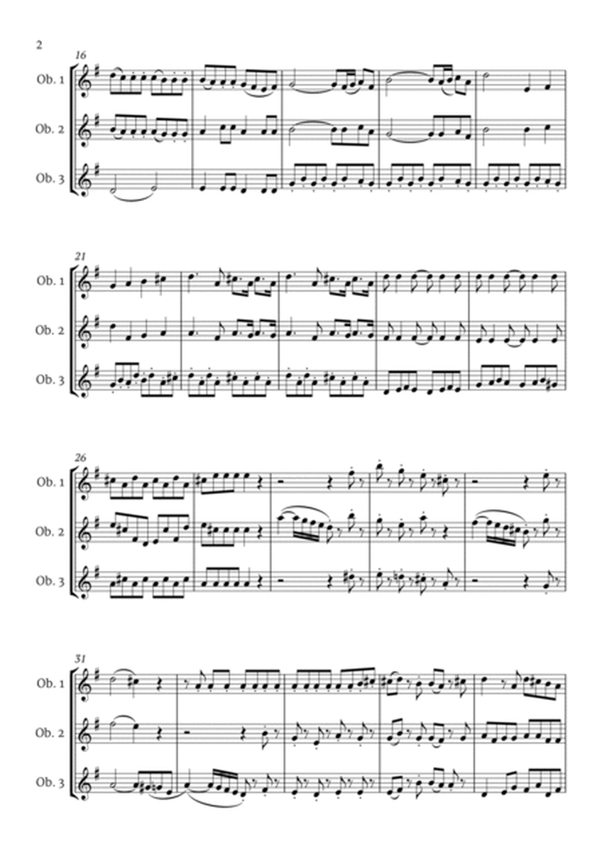 Eine kleine Nachtmusik in G Major by Mozart K 525 for Oboe Trio image number null