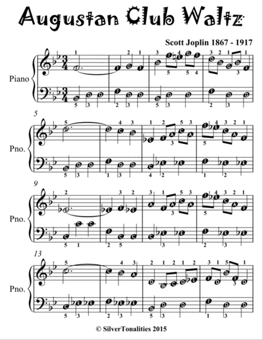 Littlest Ragtime for Easiest Piano Volume 4 Sheet Music Easy Piano scores gallery preview page 3