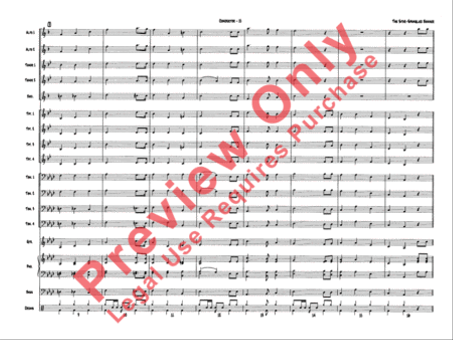 Superset #5: The Patriotic Collection (Medley) Jazz Ensemble scores gallery preview page 16