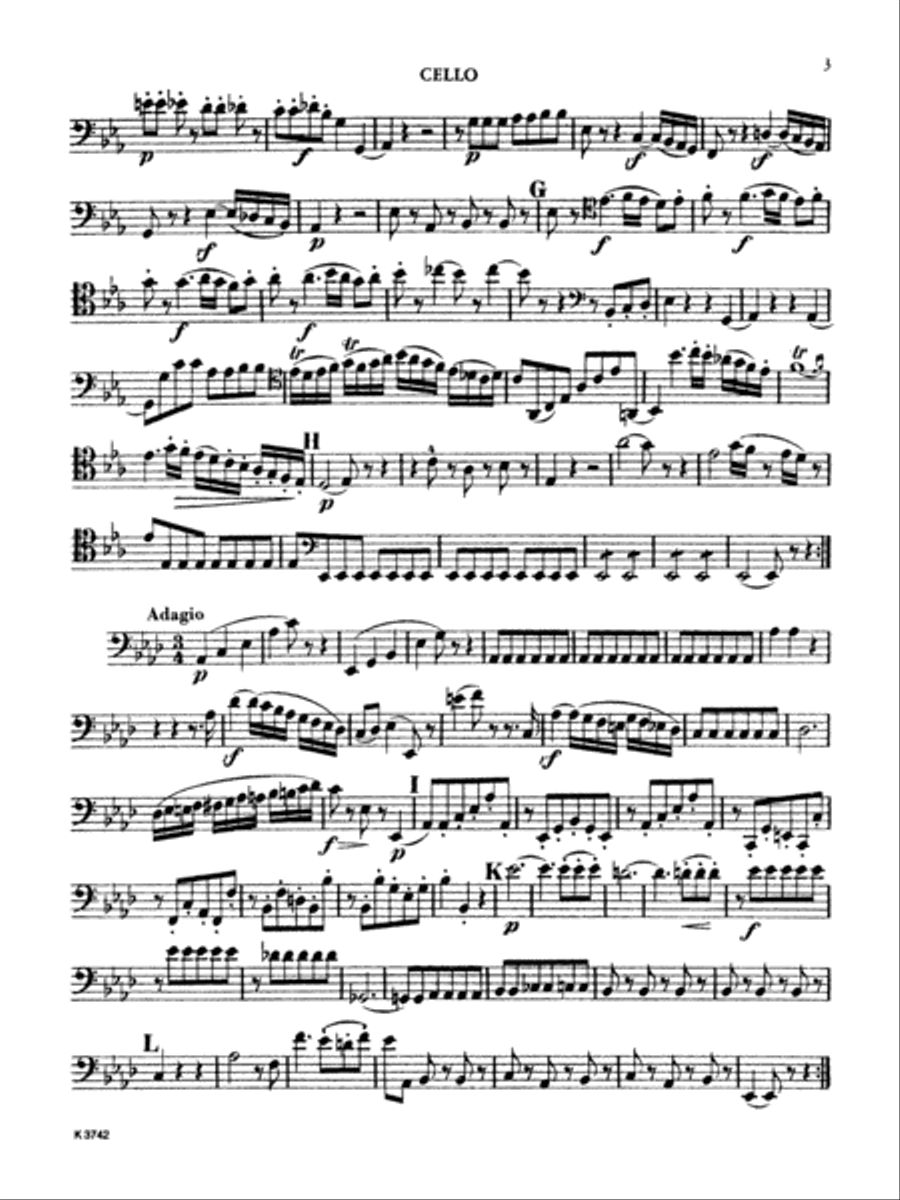 Mozart: Divertimento in E flat Major, K. 563 Part scores gallery preview page 3