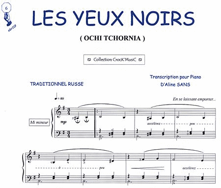 Les yeux noirs (OCHI TCHORNIA) (Collection CrocK'MusiC) image number null