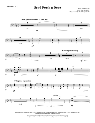 Send Forth a Dove - Trombone 1 & 2
