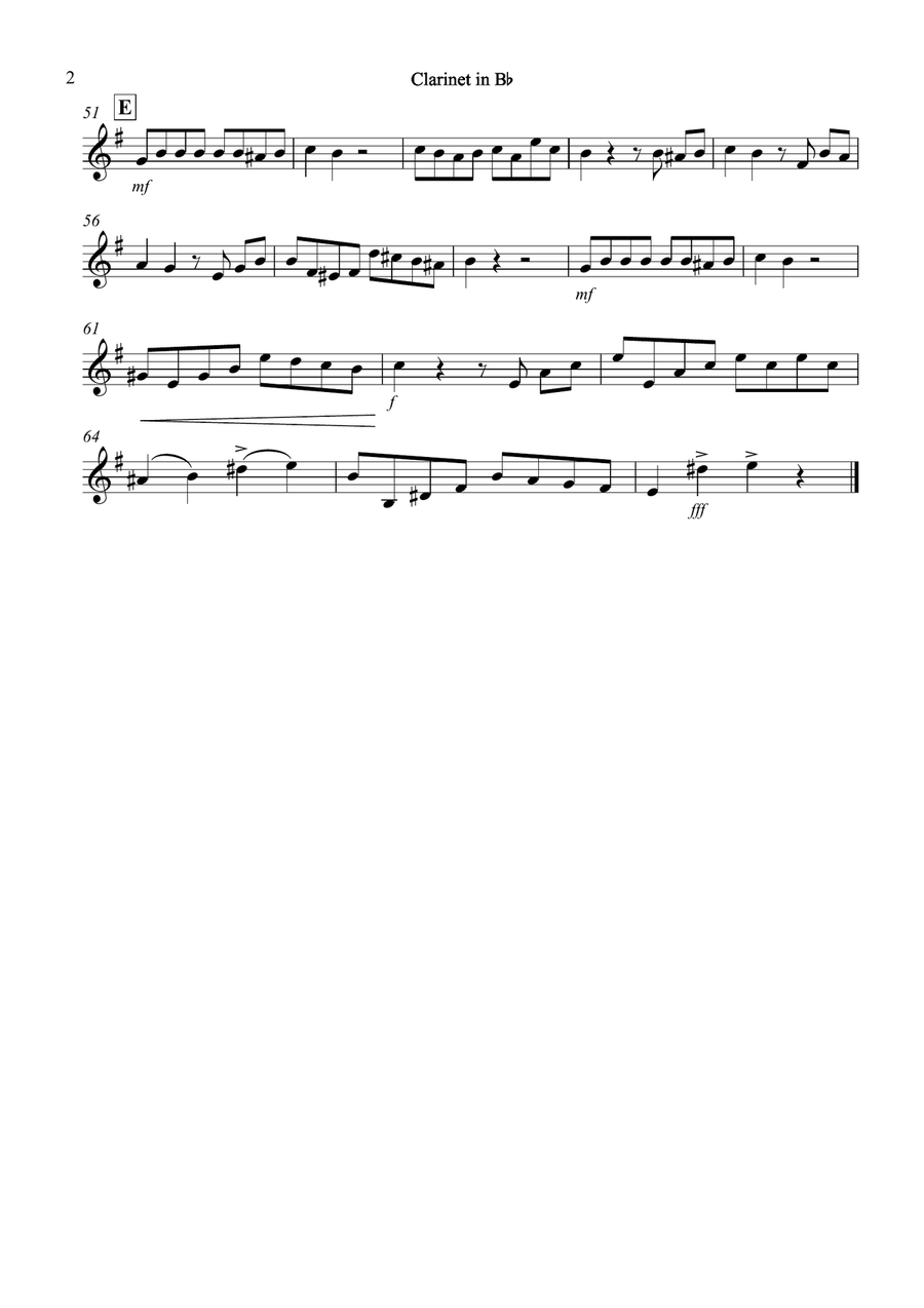 Tango a Trios for Clarinet, Violin and Double Bass Trio Small Ensemble scores gallery preview page 5