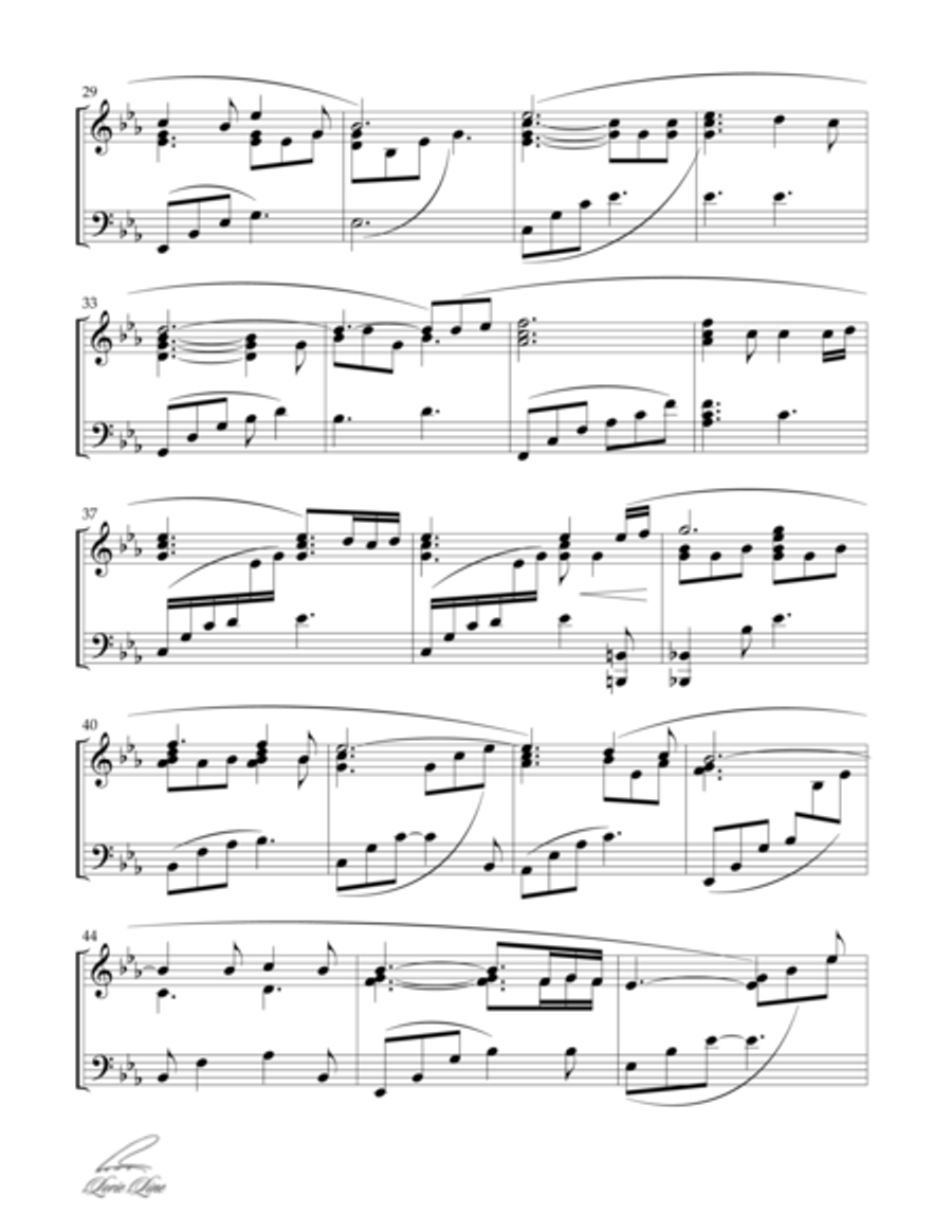 O Holy Night Piano Solo scores gallery preview page 4
