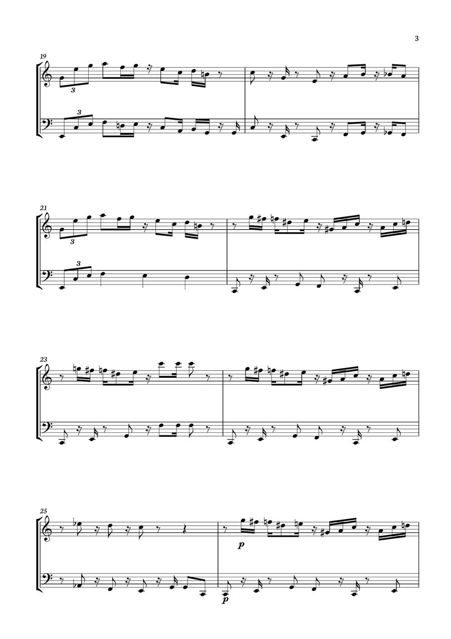 Super Mario Bros. Opus Oboe scores gallery preview page 3