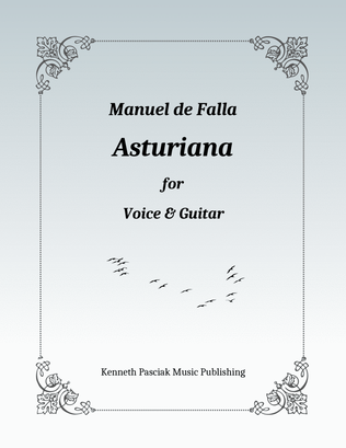 Asturiana (for Voice & Guitar)
