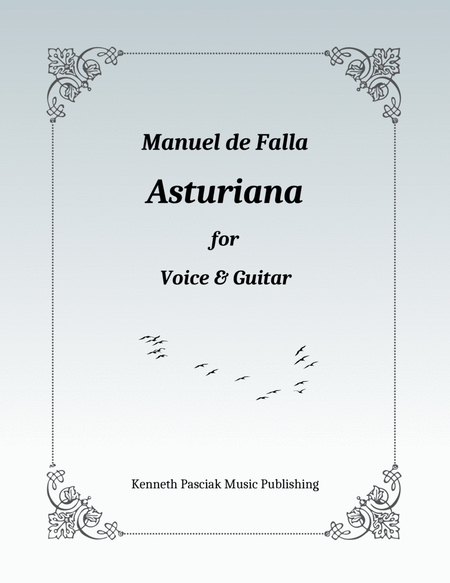 Asturiana (for Voice & Guitar) image number null