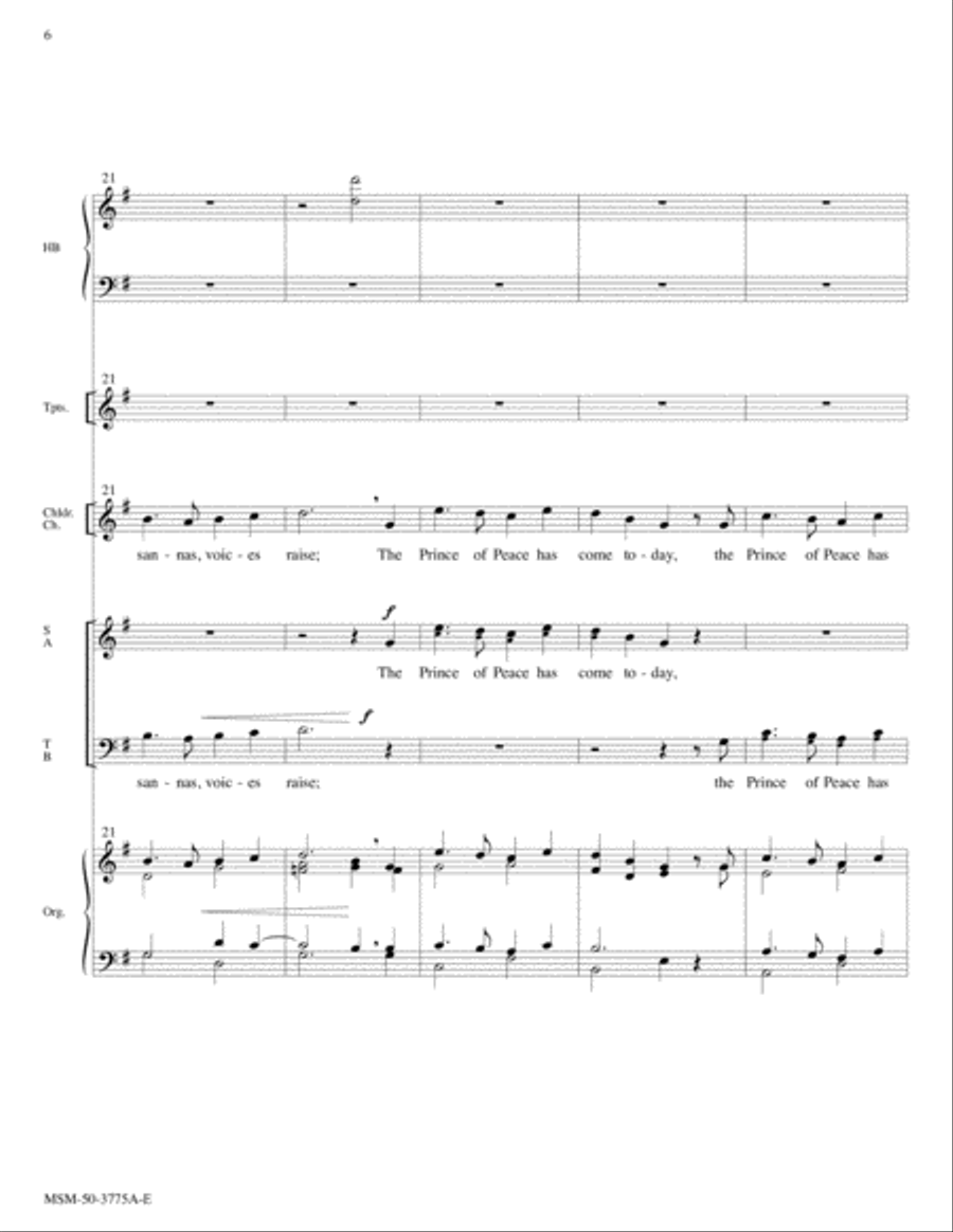 Hosannas Everywhere Hosannas Everywhere Choir scores gallery preview page 6