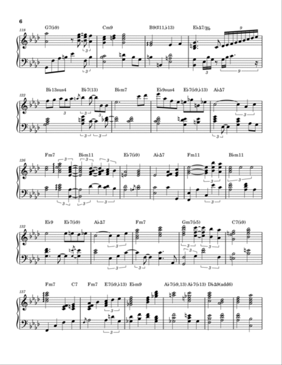 Have Yourself A Merry Little Christmas Piano Solo scores gallery preview page 6