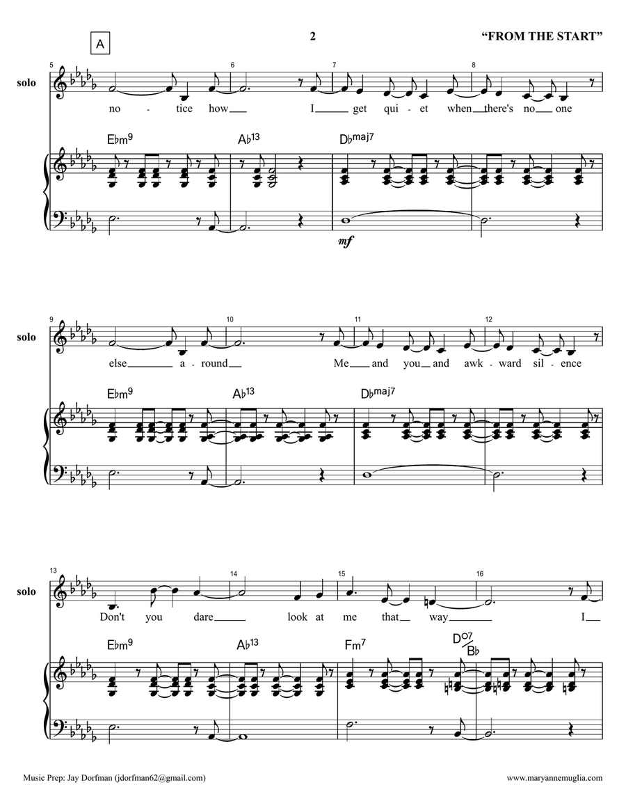 From The Start 4-Part scores gallery preview page 2