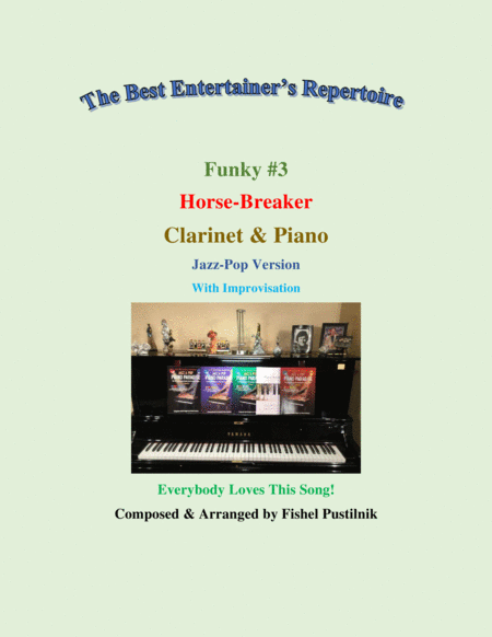 Funky #3 "Horse-Breaker" Piano Background for Clarinet and Piano-Video image number null