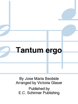 Book cover for Tantum ergo (God our Father)