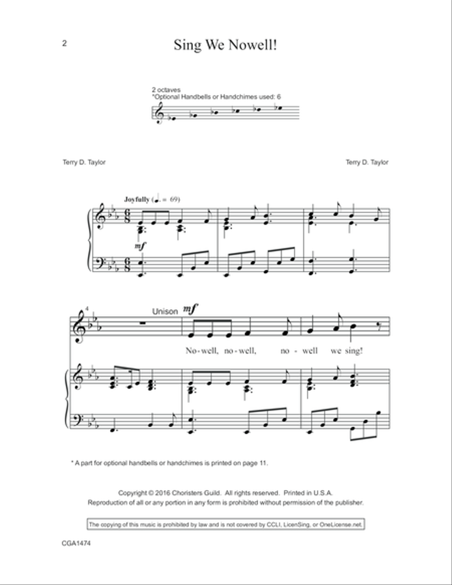 Sing We Nowell! Sing We Nowell! Unison Choir scores gallery preview page 3