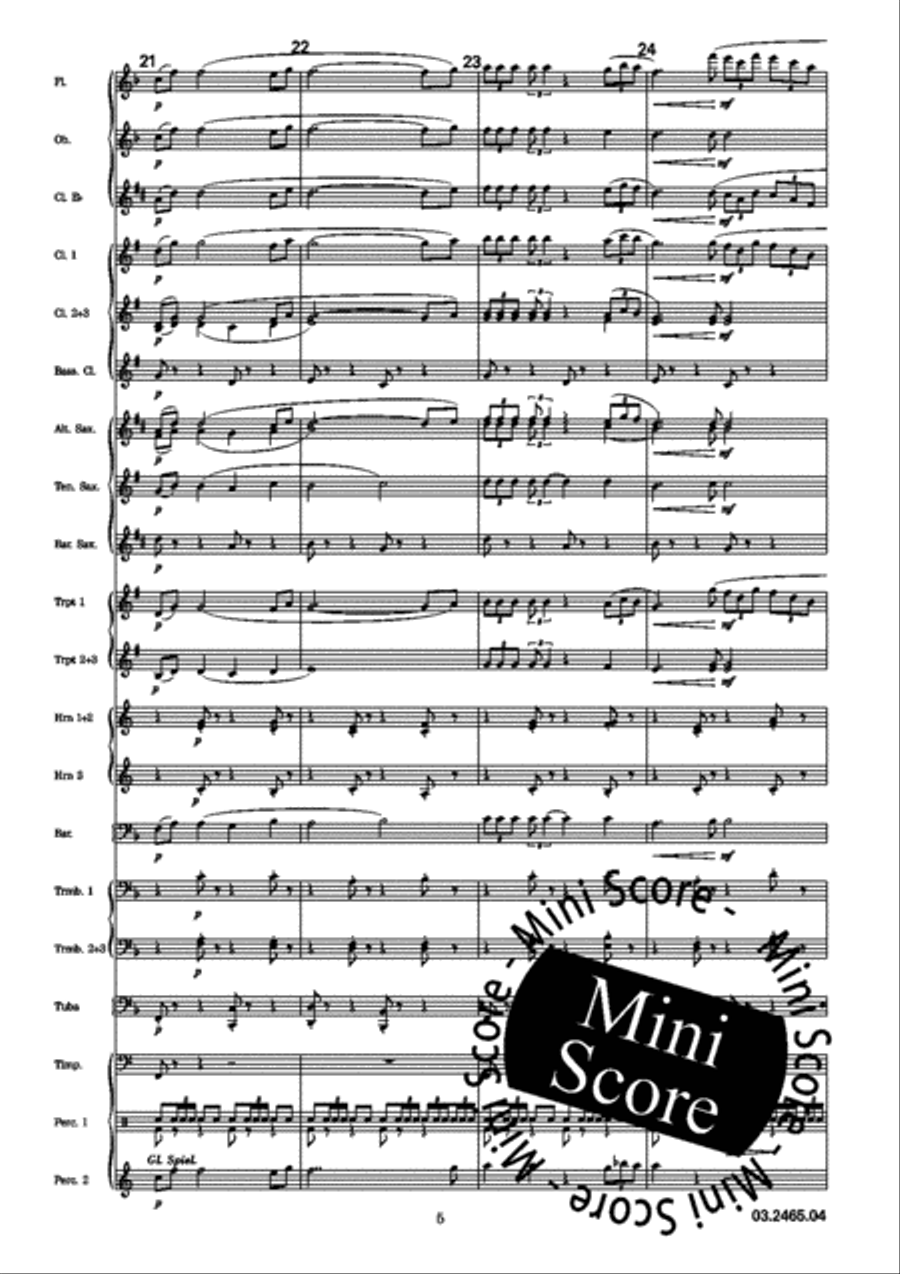 Con te Partiro/Time to Say Goodbye Concert Band scores gallery preview page 10