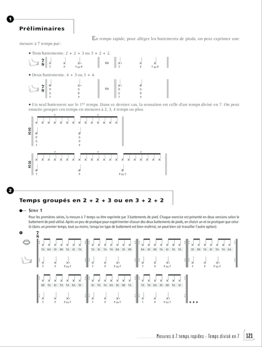 Les Cahiers du rythme - Volume 3: Rythmes impairs et tihais Score scores gallery preview page 6