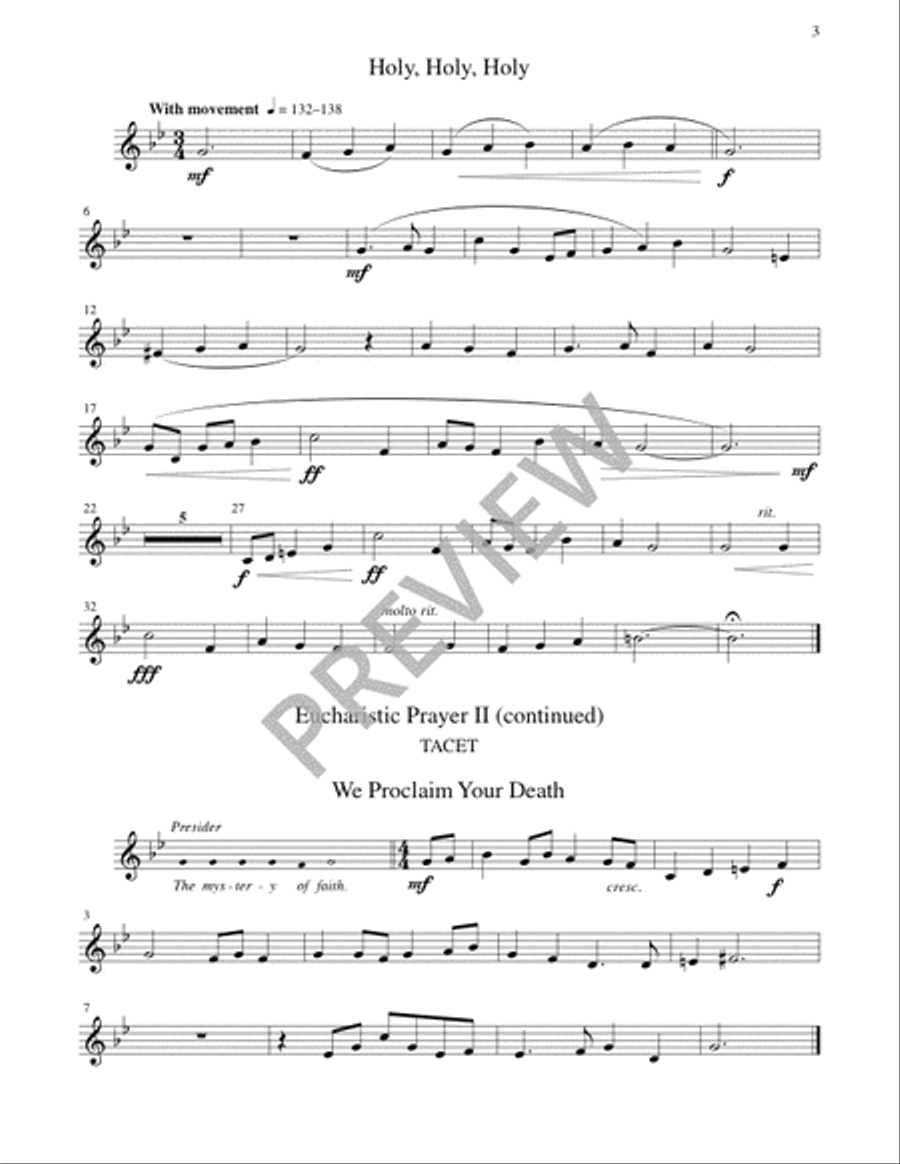 Mass of Creation - Brass and Timpani edition 3-Octaves scores gallery preview page 16