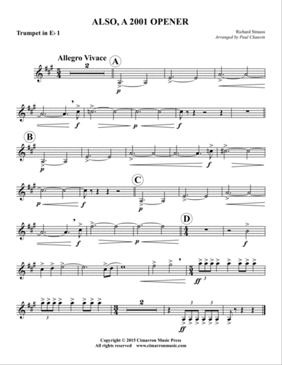 Also, A 2001 Opener Also, A 2001 Opener Brass Quintet scores gallery preview page 5