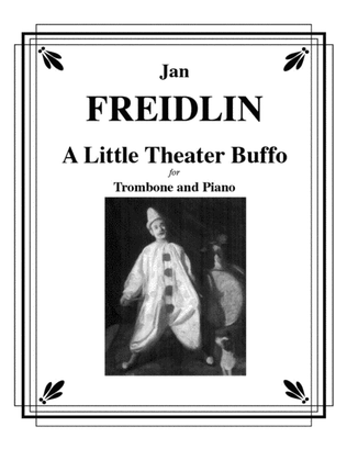 Book cover for A Little Theater Buffo for Trombone and Piano