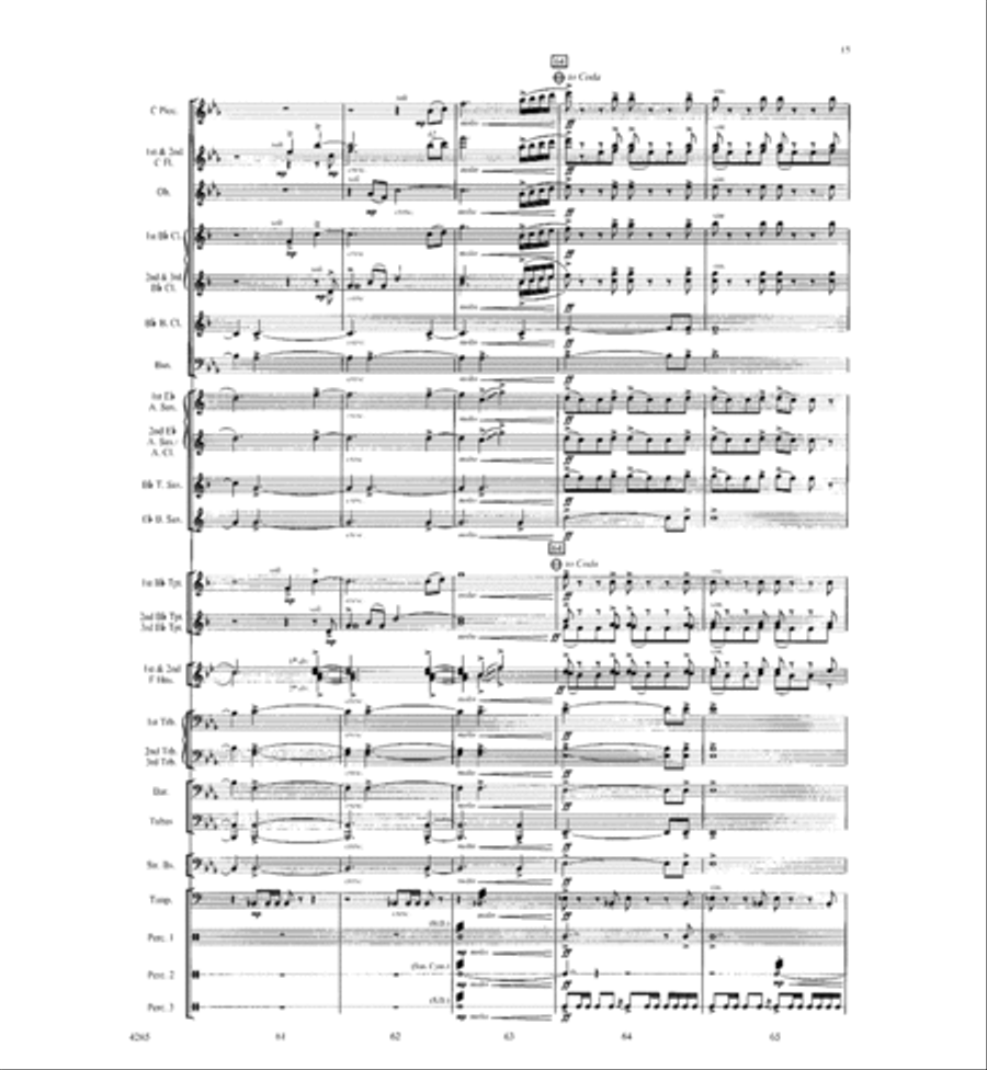 River of Life River of Life Concert Band scores gallery preview page 14