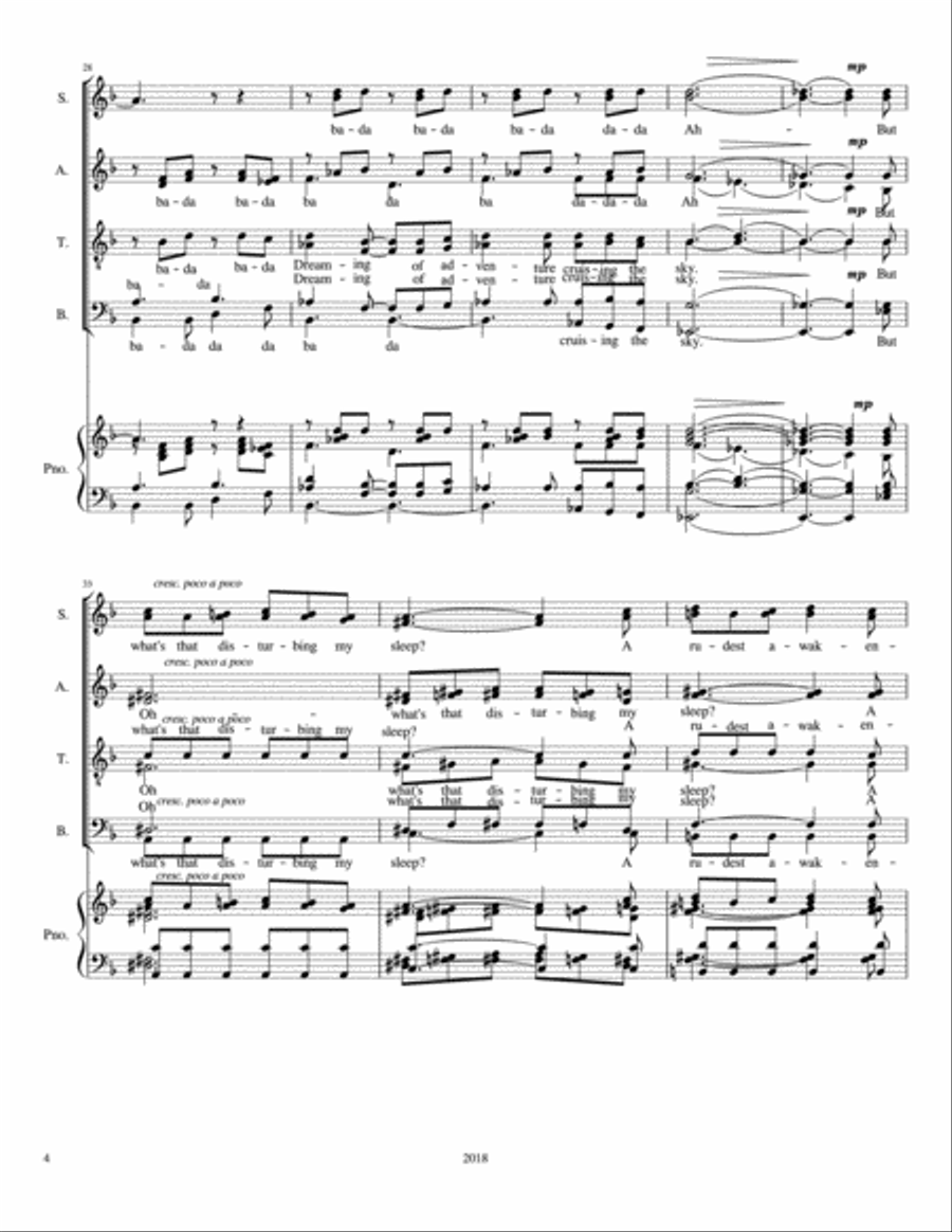 The Plane 4-Part scores gallery preview page 4