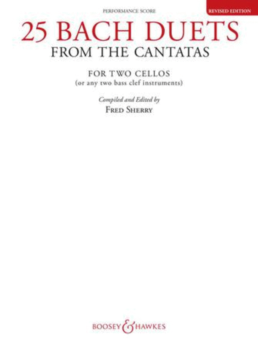 25 Bach Duets from the Cantatas (Revised Edition) String Duet scores gallery preview page 1