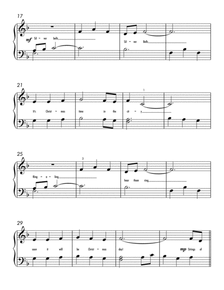 Silver Bells (Easy Piano) image number null