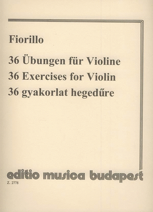 Book cover for 36 Übungen