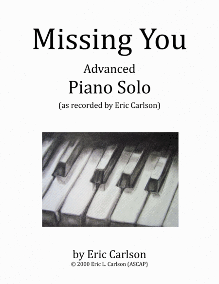 Missing You - Piano Solo by Eric Carlson image number null