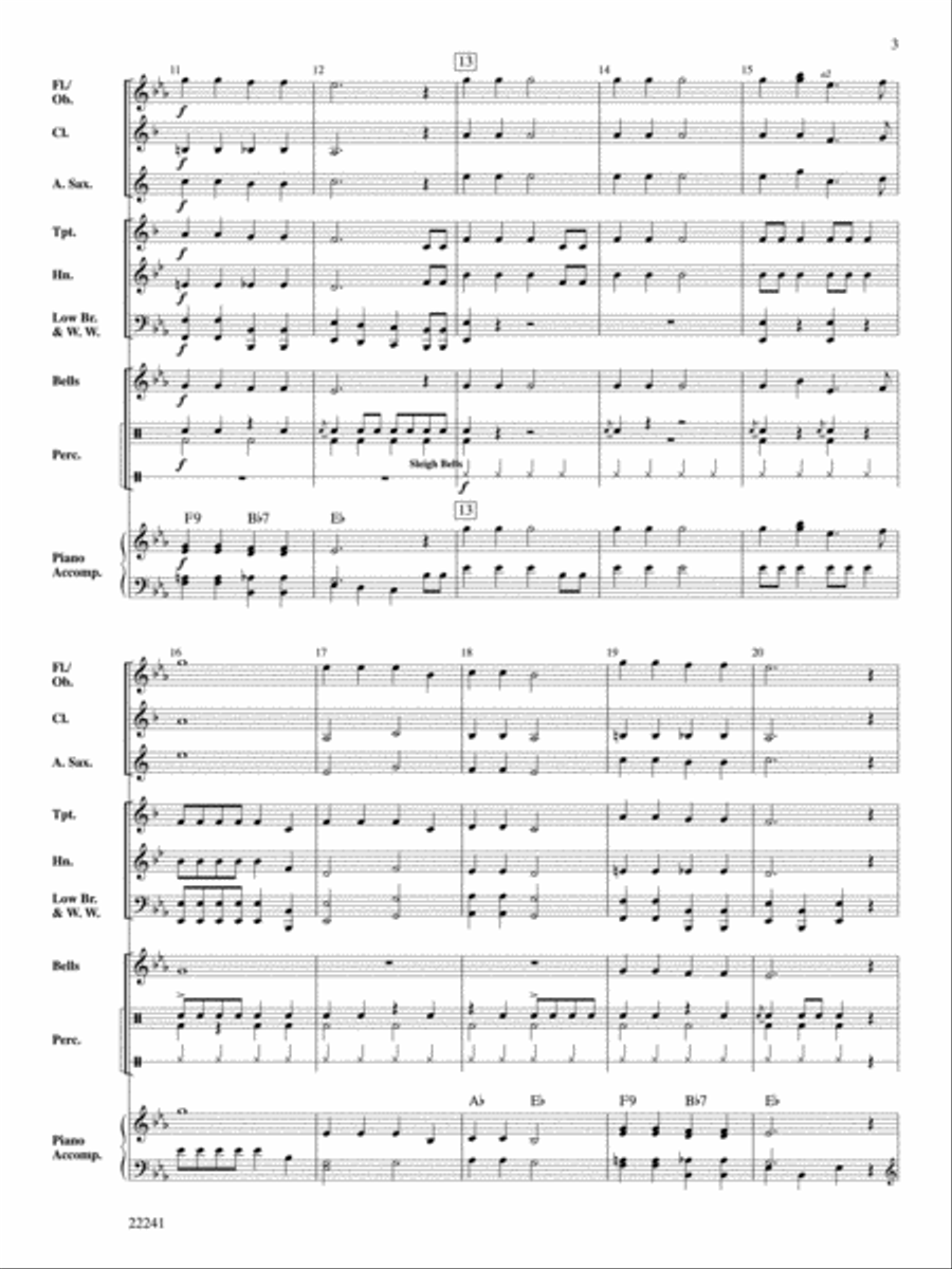 Christmas on the Farm Christmas on the Farm Concert Band scores gallery preview page 3