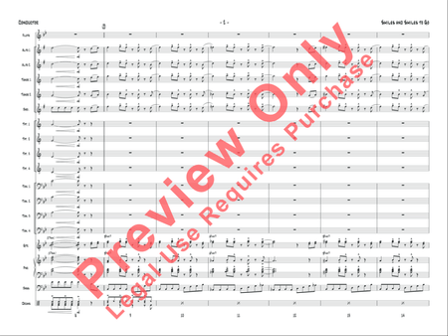 Smiles and Smiles to Go Jazz Ensemble scores gallery preview page 3