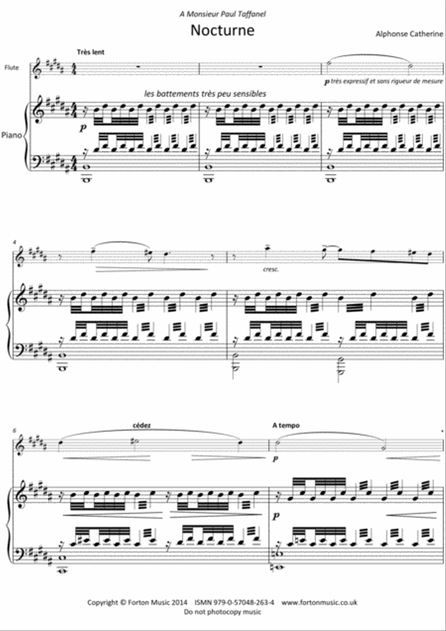 Trois Pieces Flute scores gallery preview page 2