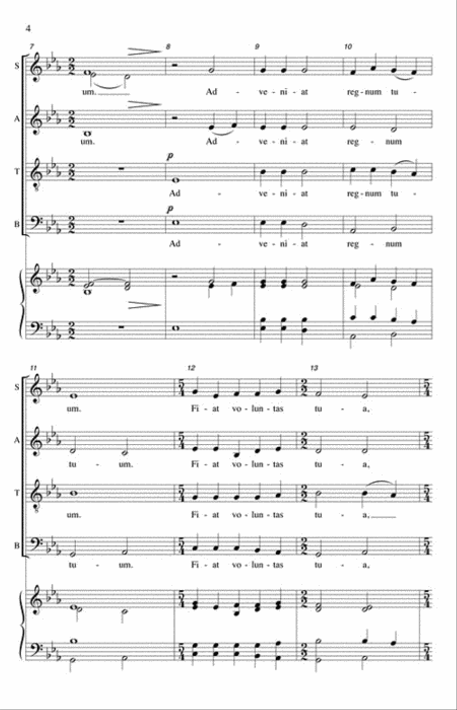 Pater Noster Divisi scores gallery preview page 3