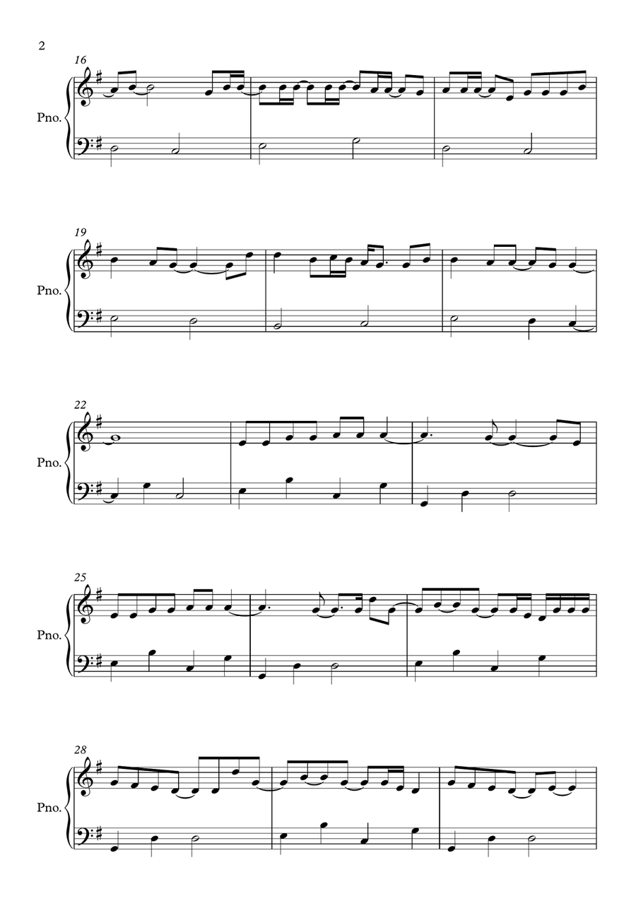 Hello Easy Piano scores gallery preview page 2