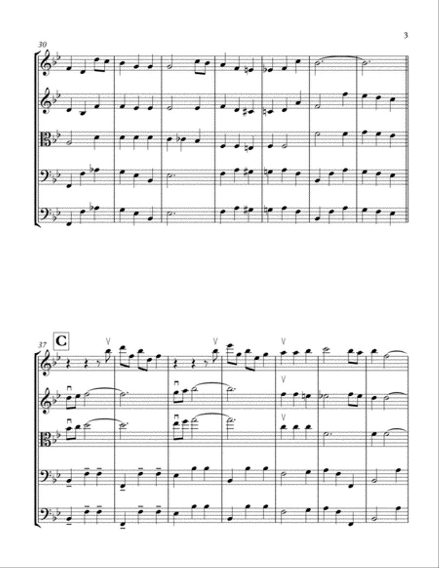 Silver Bells Silver Bells String Orchestra scores gallery preview page 4