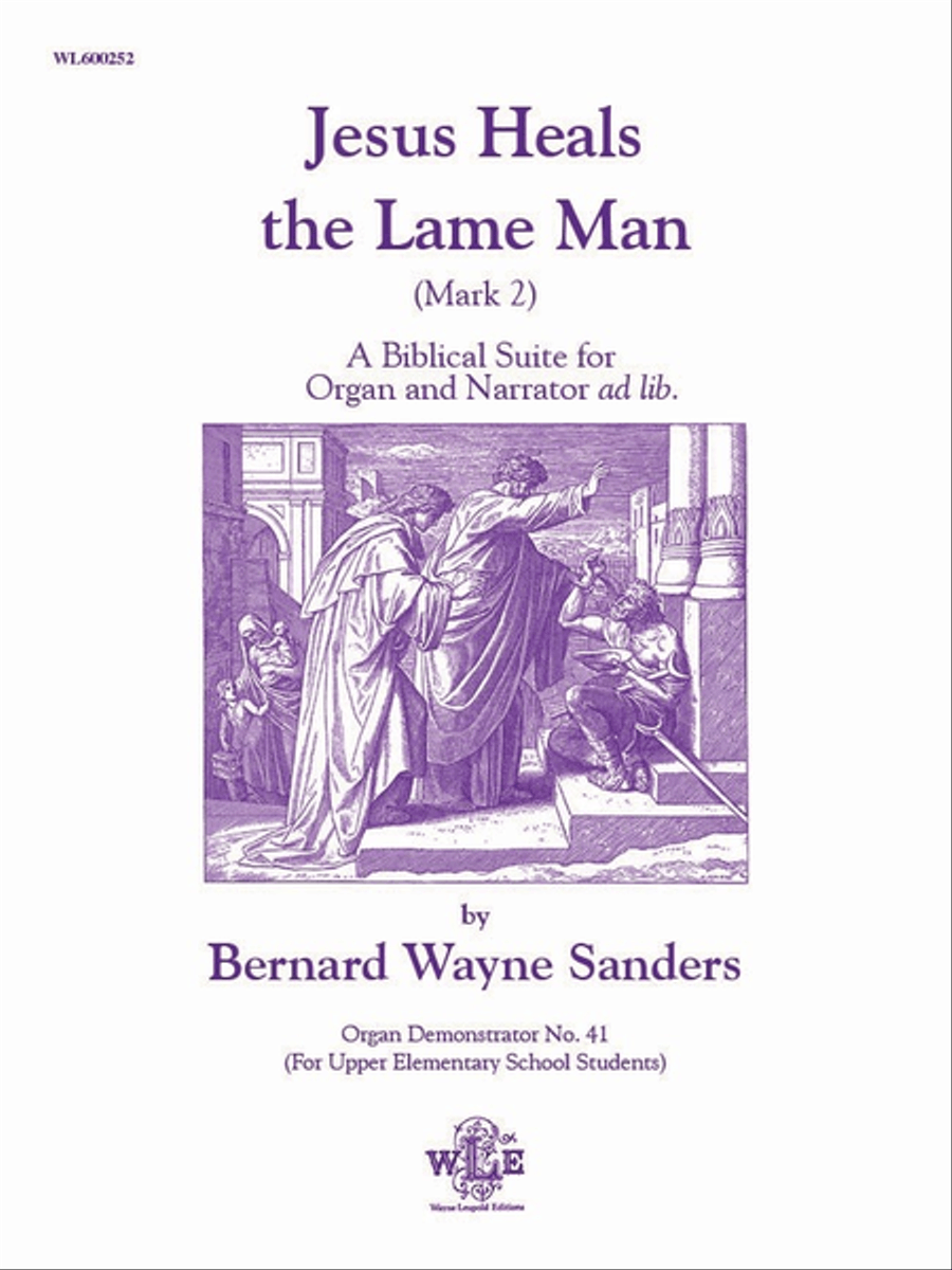 Jesus Heals the Lame Man Jesus Heals the Lame Man Organ scores gallery preview page 1