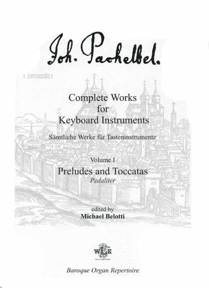 Book cover for Complete Works for Keyboard Instruments, Volume I