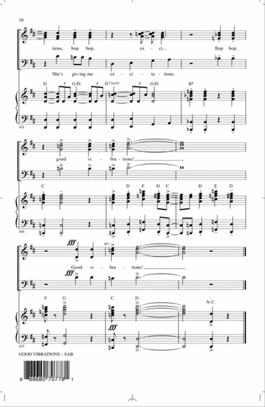 Good Vibrations Good Vibrations 3-Part scores gallery preview page 15