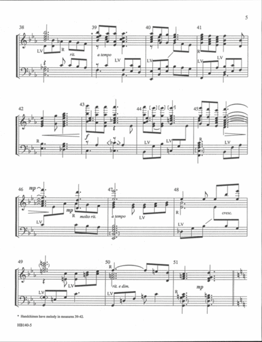 Wonderful Words of Life - Kinyon 5-Octaves scores gallery preview page 5