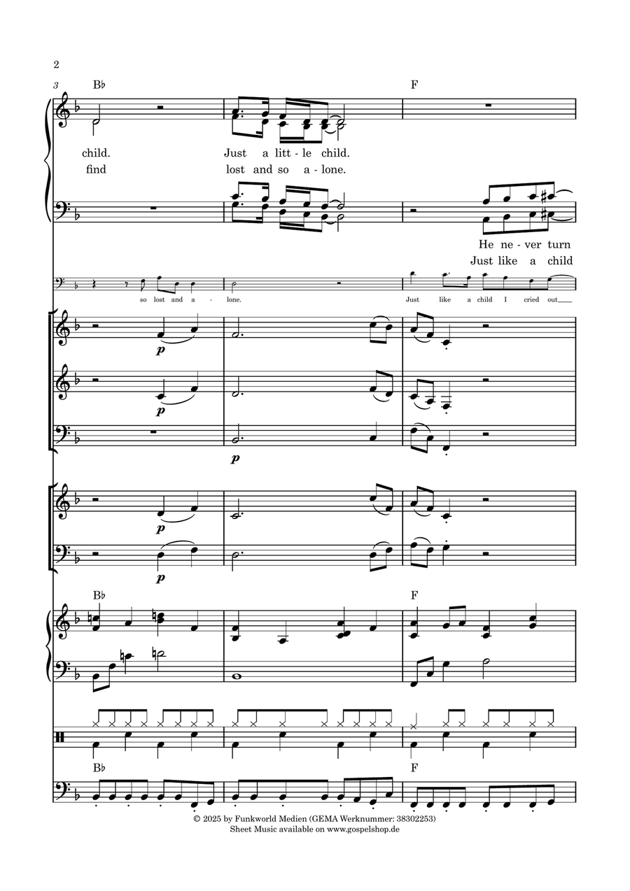 Come as a child Concert Band scores gallery preview page 2