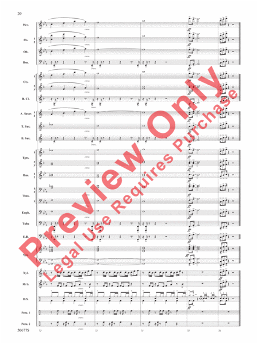 Thriller Thriller Concert Band scores gallery preview page 21