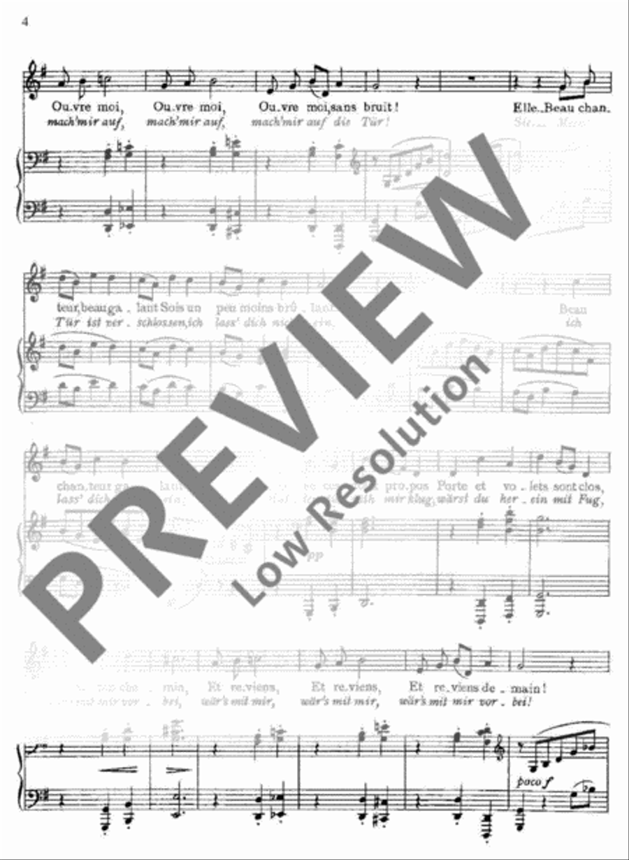 Serenade interlute G major Baritone Horn scores gallery preview page 5