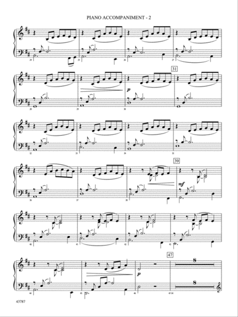 Carrickfergus: Piano Accompaniment Orchestra scores gallery preview page 2
